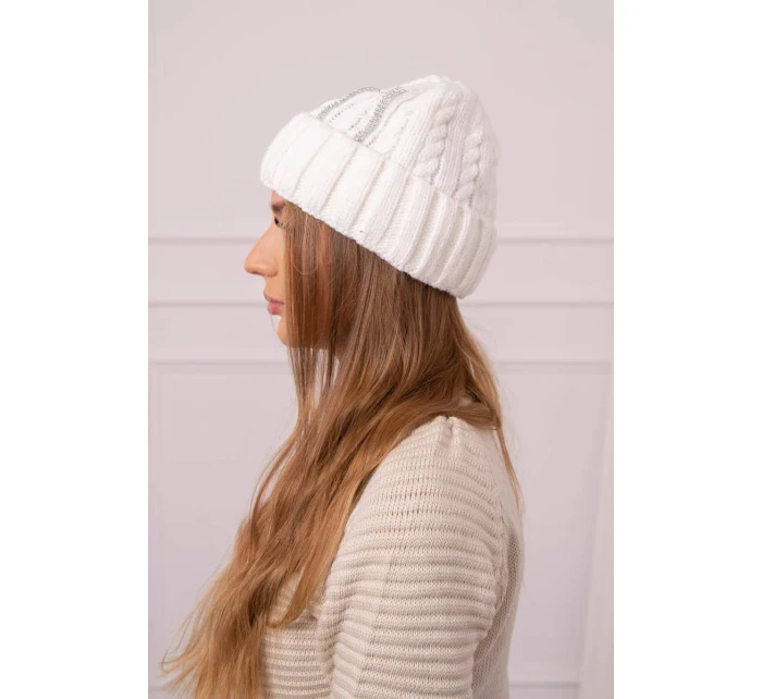Dámská čepice Selena model 18752225 bílá - K-Fashion