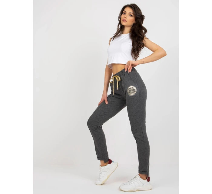 Tepláky RV DR 6742.57 tmavo šedá