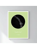 Personalizovaný magický fotorámik – 30x40 – hviezdna mapa Personalizovaný magický fotorámik – 30x40 – hviezdna mapa