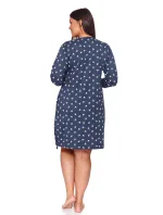 Dámská noční košile model 19529977 tm.modrá - DOCTOR NAP Dámská noční košile model 19529977 tm.modrá - DOCTOR NAP