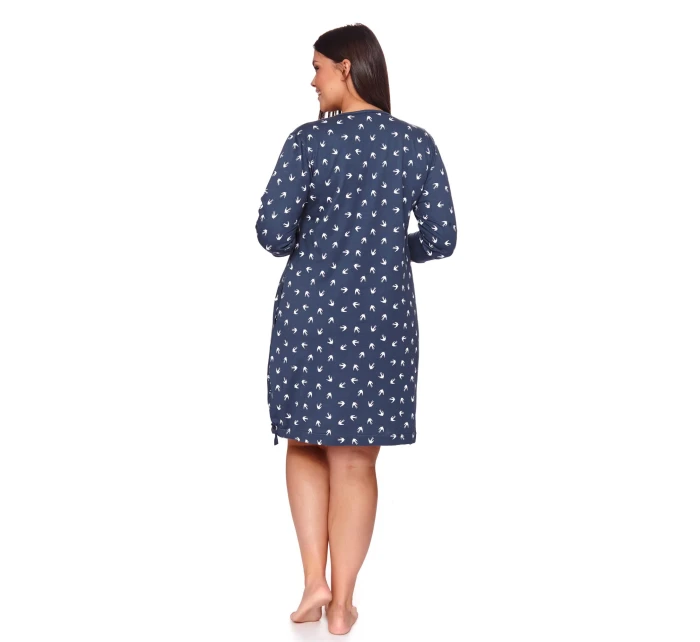 Dámská noční košile model 19529977 tm.modrá - DOCTOR NAP Dámská noční košile model 19529977 tm.modrá - DOCTOR NAP