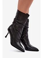 Boty na podpatku model 231588 Step in style Boty na podpatku model 231588 Step in style