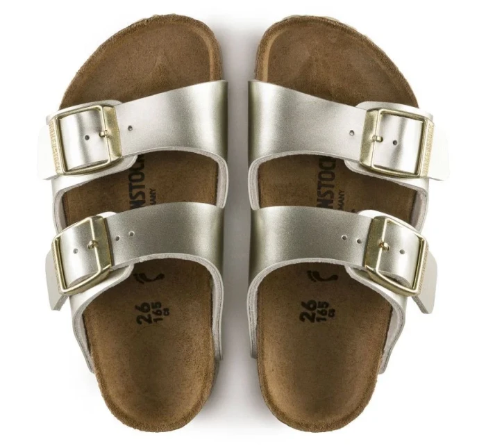 Birkenstock Arizona Kids Birko-Flor Electric Metallic Gold narrow (1014841)