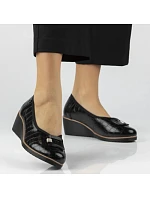 Skórzane  na czarne Filippo BK model 22087078 - Hikvision