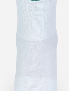 Mr. Socks L 05004 Tenisové ponožky „Basic“ 88.5004 biela/zelená