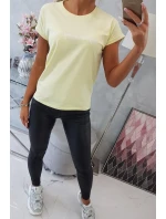 model 18743162 je moje kardio blůza světle žlutá - K-Fashion