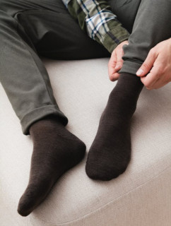 Pánske ponožky - polofroté MERINO WOOL 130