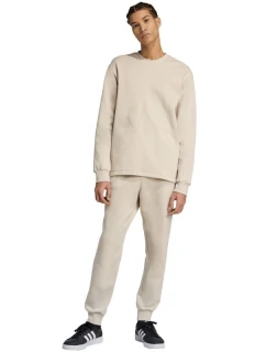 Pánske tepláky adidas Sportswear Big Logo Fleece Colorblock beige JX5572