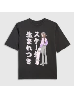 Dívčí tričko oversize s potiskem model 21736418 - 4F