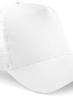 Beechfield B 640 5-panelová čiapka typu Trucker 53.0640 biela/biela