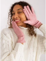 Rękawiczki AT RK model 19381429 jasny różowy - FPrice