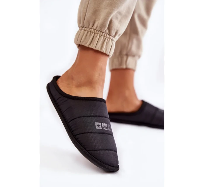 Dámské klasické pantofle Big Star KK274602 Černé Dámské klasické pantofle Big Star KK274602 Černé