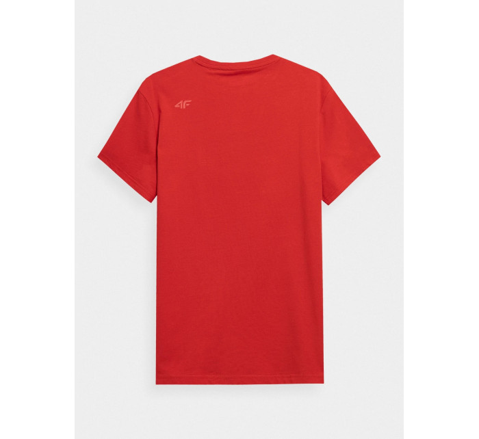 Pánské tričko H4L22-TSM047-62S červené - 4F