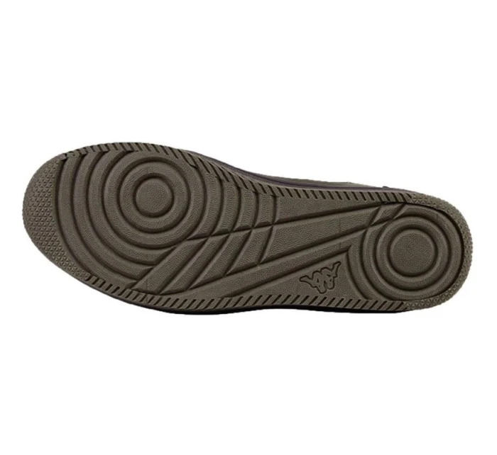 Pánske zimné členkové topánky s kožušinou 243374 3111 Tmavo zelená s čiernou - Kappa