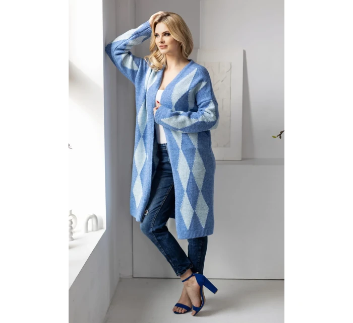 Sveter na zapínanie model 178643 PeeKaBoo