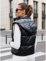 Dámska prešívaná vesta OSHE čierna FashionStreet TY3706