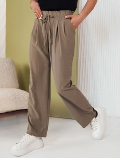 Dámske olivové nohavice EUFRAZ FashionStreet UY2051