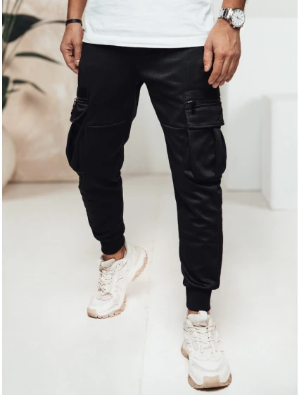 Pánské kalhoty cargo černé Dstreet model 21982875 - FashionStreet Pánské kalhoty cargo černé Dstreet model 21982875 - FashionStreet