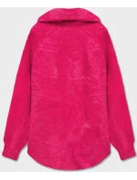 Krátky ružový prehoz cez oblečenie typu alpaka (CJ65)