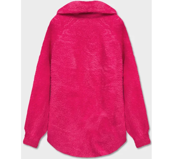 Krátky ružový prehoz cez oblečenie typu alpaka (CJ65)