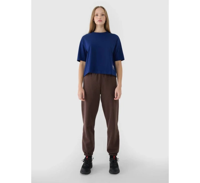 Dámske tričko oversize s potlačou 4F 4FWSS25TTSHF1971-30S Dámske tričko oversize s potlačou 4F 4FWSS25TTSHF1971-30S