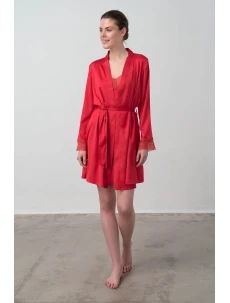 Vamp - Dámsky saténový župan 16920 - Vamp