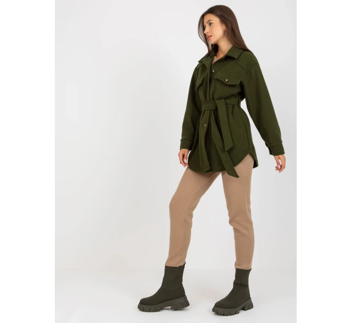 Dámsky kabát EM PL 2939 85 khaki