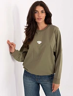 Mikina RV BL A877.19P khaki barva