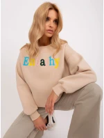 Bluza EM BL 617 model 18900596 beżowy - FPrice Bluza EM BL 617 model 18900596 beżowy - FPrice