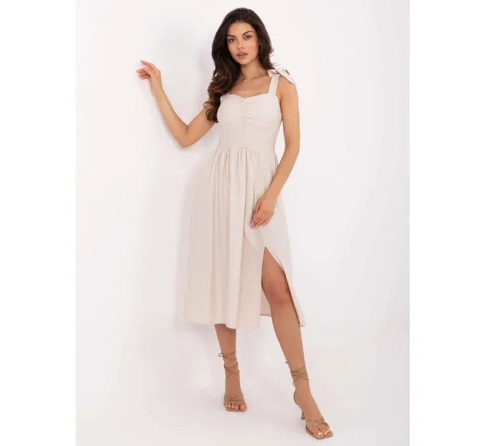 Šaty MI SK A1830.69 béžové Šaty MI SK A1830.69 béžové