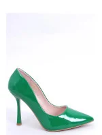 Dámské lodičky na jehlovém podpatku model 19639330 Tmavě zelená - SEASTAR Dámské lodičky na jehlovém podpatku model 19639330 Tmavě zelená - SEASTAR