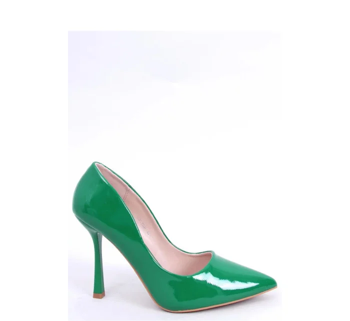 Dámské lodičky na jehlovém podpatku model 19639330 Tmavě zelená - SEASTAR Dámské lodičky na jehlovém podpatku model 19639330 Tmavě zelená - SEASTAR