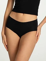 Dámske bavlnené nohavičky Mood Maxi Black - Julimex