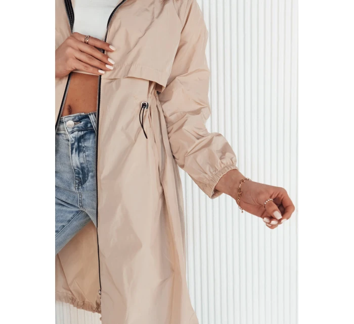 Dámská bunda parka béžová Dstreet model 21972987 - FashionStreet Dámská bunda parka béžová Dstreet model 21972987 - FashionStreet