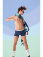 Pánske boxerky GO ABC 2.0 Hipster 2P - MODRÁ - modrá 00RA - SLOGGI