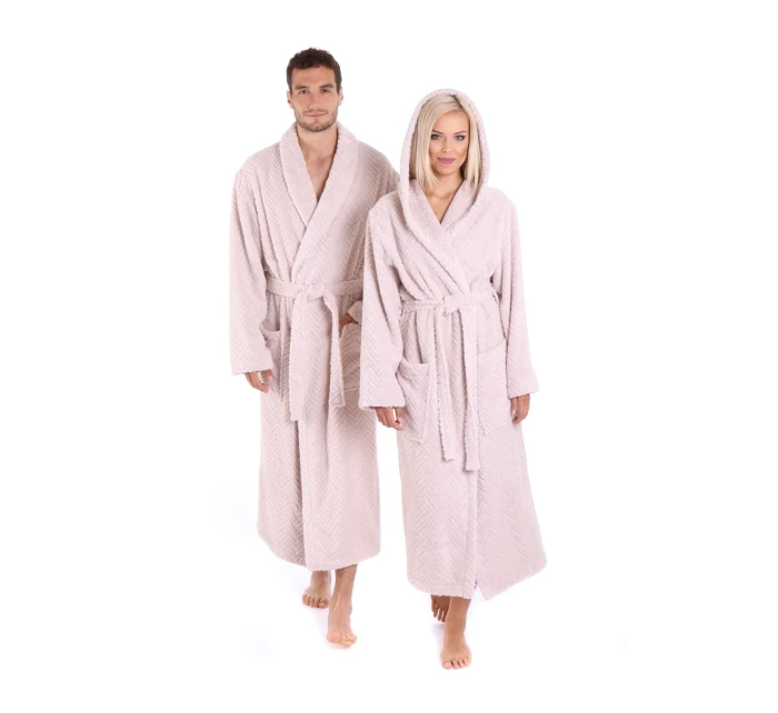 Unisex župan Athena s kapucňou 3116 Hazel - Vestis