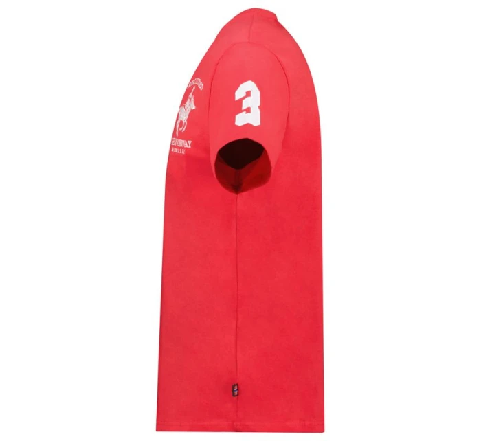 Geografické Nórsko Jequestre 254 M SY1305H/GN-Red Tričko