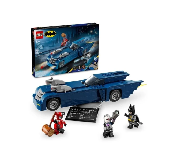 LEGO Super Heroes 76274 Batman s batmobilom vs. Harley Quinn a pán Freeze