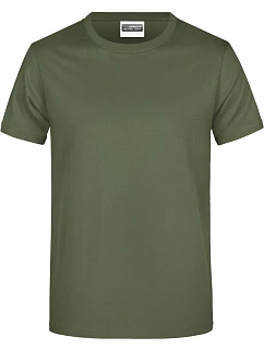 JN Pánské těžké tričko 02.0 olive model 22434799 - Daiber