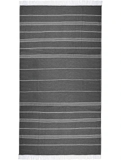 The One Towelling Recycled Hamam Towel Hamam uterák „Recycled“ 48.1059 oceľovo sivý