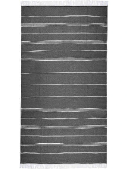 The One Towelling Recycled Hamam Towel Hamam uterák „Recycled“ 48.1059 oceľovo sivý The One Towelling Recycled Hamam Towel Hamam uterák „Recycled“ 48.1059 oceľovo sivý