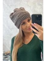 Dámska čiapka Nastia K373 mocca Dámska čiapka Nastia K373 mocca