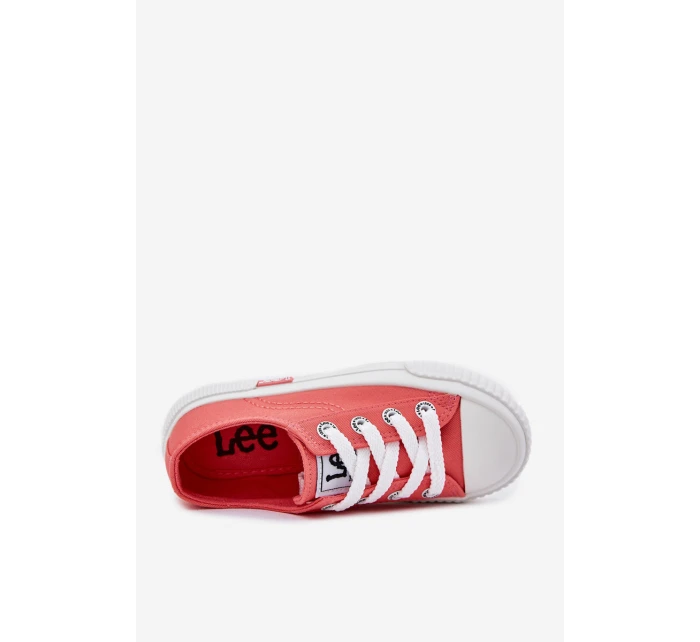 Dziecięce Młodzieżowe Trampki LEE ISLA C LOW JR 50251058 Koralowe