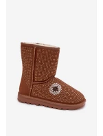 Zdobené Zimní Boty Dámské Camel model 21937551 - Boto Zdobené Zimní Boty Dámské Camel model 21937551 - Boto