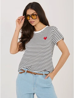 Tričko IT TS 22397.89 biele čierne