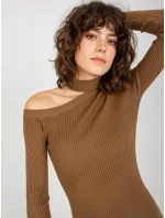 Dámske šaty NM SK NG 2315 svetlo hnedé Dámske šaty NM SK NG 2315 svetlo hnedé