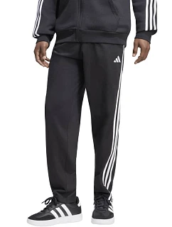 Pánske nohavice adidas Essentials 3-Stripes Single Jersey, čierne, KY6611