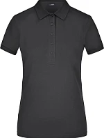 Daiber JN 709 Dámske elastické piké polo tričko 02.0709 čierne