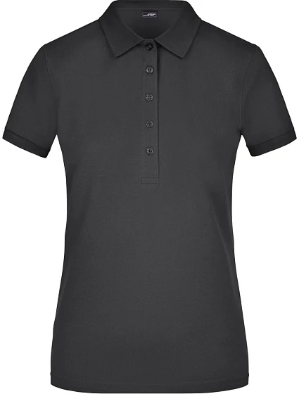Daiber JN 709 Dámske elastické piké polo tričko 02.0709 čierne