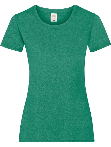 Fruit of the Loom Lady-Fit Valueweight T Dámske tričko 16.1372 retro heather green Fruit of the Loom Lady-Fit Valueweight T Dámske tričko 16.1372 retro heather green
